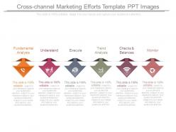 Cross channel marketing efforts template ppt images