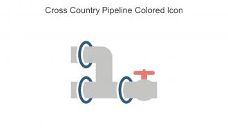 Cross Country Pipeline Colored Icon In Powerpoint Pptx Png And Editable Eps Format