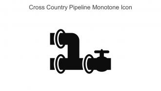 Cross Country Pipeline Monotone Icon In Powerpoint Pptx Png And Editable Eps Format