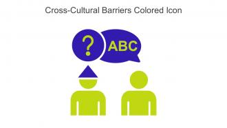 Cross Cultural Barriers Colored Icon In Powerpoint Pptx Png And Editable Eps Format