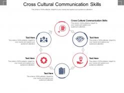 Cross cultural communication skills ppt powerpoint presentation gallery maker cpb