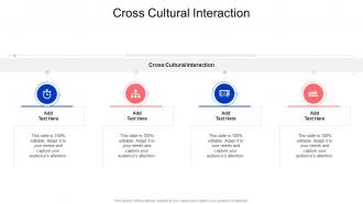 Cross Cultural Interaction In Powerpoint And Google Slides Cpb