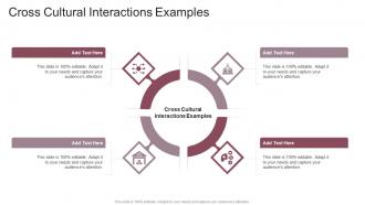 Cross Cultural Interactions Examples In Powerpoint And Google Slides Cpb