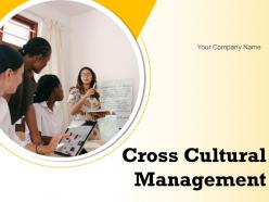 Cross Cultural Management Powerpoint Presentation Slides