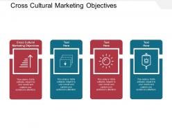 Cross cultural marketing objectives ppt powerpoint presentation ideas design cpb