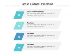 Cross cultural problems ppt powerpoint presentation portfolio icon cpb