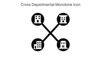 Cross Departmental Monotone Icon In Powerpoint Pptx Png And Editable Eps Format