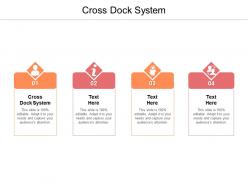 Cross dock system ppt powerpoint presentation outline pictures cpb