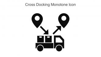 Cross Docking Monotone Icon In Powerpoint Pptx Png And Editable Eps Format
