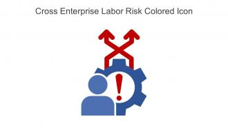Cross Enterprise Labor Risk Colored Icon In Powerpoint Pptx Png And Editable Eps Format
