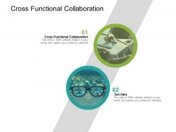 Cross functional collaboration ppt powerpoint presentation slides shapes cpb