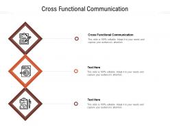 Cross functional communication ppt powerpoint presentation inspiration cpb