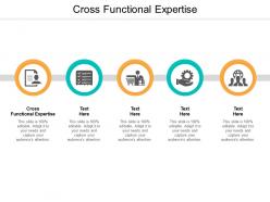 Cross functional expertise ppt powerpoint presentation show example cpb