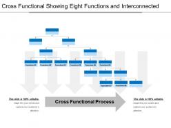 Cross Functional Showing Eight Functions And Interconnected