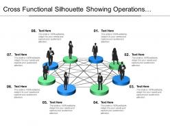 Cross Functional Silhouette Showing Operations Marketing