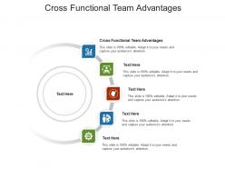 Cross functional team advantages ppt powerpoint presentation layouts clipart cpb