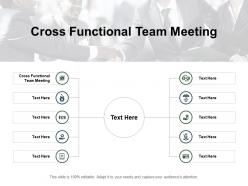 Cross functional team meeting ppt powerpoint presentation gallery styles cpb