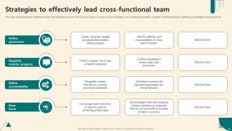 Cross Functional Team Powerpoint Ppt Template Bundles Editable Graphical