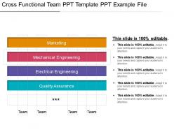 Cross functional team ppt template ppt example file