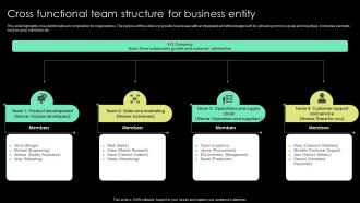 Cross Functional Team Structure For Business Entity