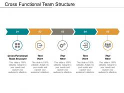 Cross functional team structure ppt powerpoint presentation model tips cpb