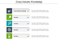Cross industry knowledge ppt powerpoint presentation summary designs cpb