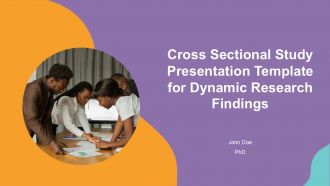Cross Sectional Study Presentation Template For Dynamic Research Findings PPT H