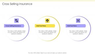 Cross Selling Insurance In Powerpoint And Google Slides Cpb