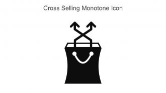 Cross Selling Monotone Icon In Powerpoint Pptx Png And Editable Eps Format