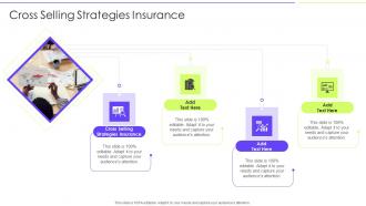 Cross Selling Strategies Insurance In Powerpoint And Google Slides Cpb