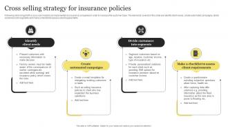 Cross Selling Strategy For Insurance Policies