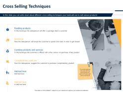 Cross Selling Techniques Ppt Powerpoint Presentation Diagrams