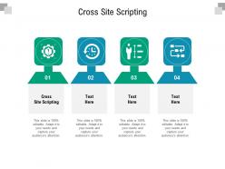 Cross site scripting ppt powerpoint presentation inspiration example topics cpb