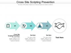 Cross site scripting prevention ppt powerpoint presentation portfolio visuals cpb