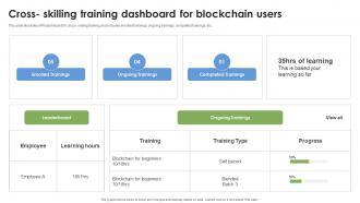 Cross Skilling Training Dashboard For Blockchain Users