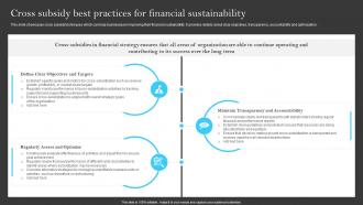 Cross Subsidy Best Practices For Financial Sustainability Building A Successful Financial Strategy