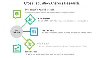 Cross Tabulation Analysis Research Ppt Powerpoint Presentation Layouts Pictures Cpb