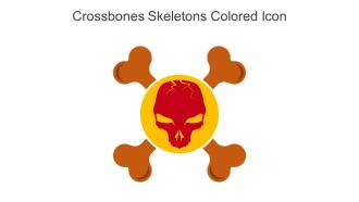 Crossbones Skeletons Colored Icon In Powerpoint Pptx Png And Editable Eps Format