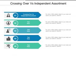 Crossing over vs independent assortment ppt powerpoint presentation infographics icon cpb