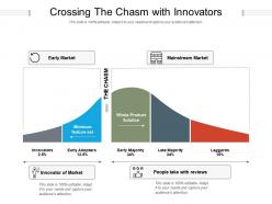Crossing the chasm with innovators