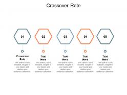 Crossover rate ppt powerpoint presentation show vector cpb