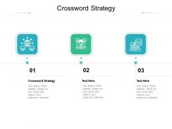 Crossword strategy ppt powerpoint presentation layouts mockup cpb