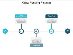 Crow funding finance ppt powerpoint presentation gallery maker cpb
