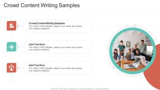 Crowd Content Writing Samples In Powerpoint And Google Slides Cpb
