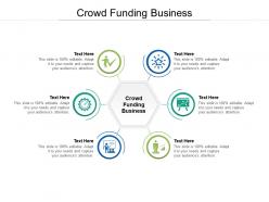 Crowd funding business ppt powerpoint presentation infographics smartart cpb