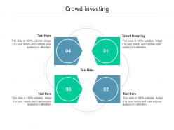 Crowd investing ppt powerpoint presentation design templates cpb