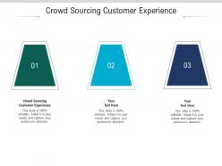 Crowd sourcing customer experience ppt powerpoint presentation file diagrams cpb