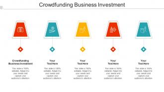 Crowdfunding Business Investment Ppt Powerpoint Presentation Icon Format Cpb