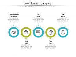 Crowdfunding campaign ppt powerpoint presentation ideas mockup cpb