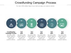 Crowdfunding campaign process ppt powerpoint presentation infographic template file cpb